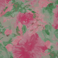 Light Pink Light Green Florals Brocade Fabric - Rex Fabrics