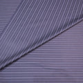 Dark Blue Stripe Wool Loro Piana Fabric - Rex Fabrics