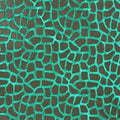 Black and Green Snake Skin Pattern Brocade Fabric - Rex Fabrics
