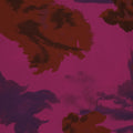 Burgundy and Purple Splatters on Fuchsia Background Brocade Fabric - Rex Fabrics