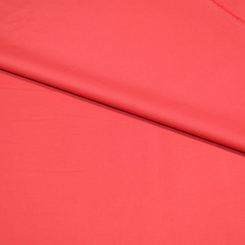 Orange Coral Solid Cotton Loro Piana Fabric - Rex Fabrics