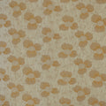 Orange Floral on Ivory Abstract Textured Brocade Fabric - Rex Fabrics
