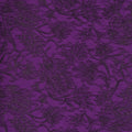 Eggplant Purple Abstract Floral Brocade Fabric - Rex Fabrics