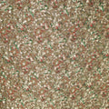 Red, Gold and Green Floral Brocade Fabric - Rex Fabrics