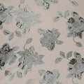 Greyrock Inn Silver Metallic Florals Brocade Fabric - Rex Fabrics