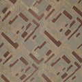 Rose Gold and Ivory Geometric Brocade Fabric - Rex Fabrics