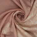 Light Pink Paisleys and Point D Spri Brocade Fabric - Rex Fabrics