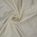 Off White Florals Metallic Sheen Textured Brocade Fabric - Rex Fabrics