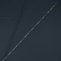 Navy Striped "15 Milmil 15" Emenegildo Zegna Superfine Australian Wool Fabric - Rex Fabrics