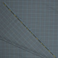 Grey & Blush Windowpane "Trofeo 600" Emenegildo Zegna Wool & Silk Fabric - Rex Fabrics