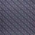 Orange, Pink, Teal and Blue Paisley Printed Viscose Lining - Rex Fabrics