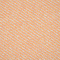 Orange and White Abstract Texture Threaded Tweed Boucle - Rex Fabrics
