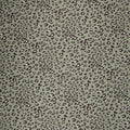 Gray Leopard Animal Print Stretch Printed Satin Silk Fabric - Rex Fabrics