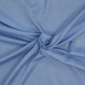 Light Blue Solid 100% Fine Shirting Cotton Fabric by Canclini - Rex Fabrics