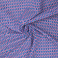 Fuchsia and Blue Circles 100% Fine Shirting Cotton Fabric by Canclini - Rex Fabrics