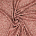 Brown and Burgundy Abstract Silk & Wool Blend Fabric - Rex Fabrics