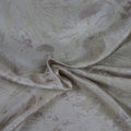Champagne and Beige Florals Reversible Textured Brocade Fabric - Rex Fabrics