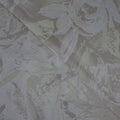 Champagne and Beige Florals Reversible Textured Brocade Fabric - Rex Fabrics