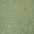 Silver Floral Beads Embroidered Lace on Tulle Fabric - Rex Fabrics