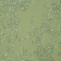 Silver Floral Beads Embroidered Lace on Tulle Fabric - Rex Fabrics