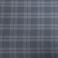 Medium Gray with Black and Windowpane Plaid 100% Wool Amadeus Dormeuil Fabric - Rex Fabrics