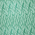 Light Green Bugle Beads Lattice on Embroidered Tulle Fabric - Rex Fabrics