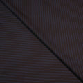 Black with Blue Stripes Snowy Mountain Lightweight Holland & Sherry Fabric - Rex Fabrics