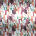 Pastel Colors Abstract Charmeuse Polyester Fabric - Rex Fabrics