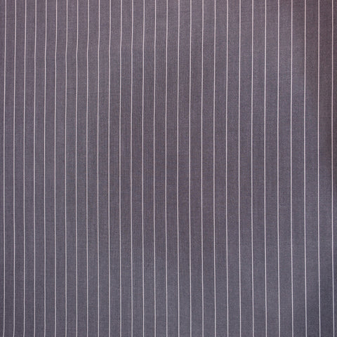 Charcoal Grey Stripes Crispaire Holland & Sherry Fabric - Rex Fabrics