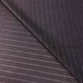 Shiny Gray Herringbone Stripes Lana e Seta Ariston Fabric - Rex Fabrics