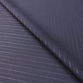 Shiny Dark Blue Stripes Gessato Doppia Riga Riga Acetate & Cotton Formal Dinner Jacket Ariston Fabric - Rex Fabrics