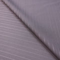 Shiny Silver Stripes Gessato Doppia Riga Riga Acetate & Cotton Formal Dinner Jacket Ariston Fabric - Rex Fabrics