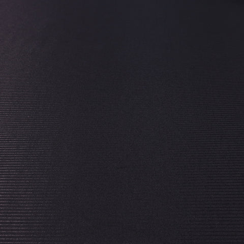 Shiny Black Stripes Gessato Stretto Nero Acetate & Cotton Formal Dinner Jacket Ariston Fabric - Rex Fabrics