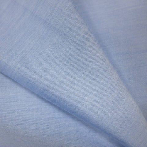 Alumo Jordy Blue Solid 100% Fine Cotton Fabric - Rex Fabrics