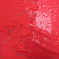 Red Heavily Sequin Embroidered Fashion Fabric - Rex Fabrics