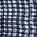 Black and White Houndstooth Crepe Printed Polyester - Rex Fabrics