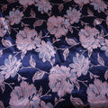 Blue Floral Brocade - Rex Fabrics