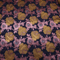 Multicolored  Floral Silk Brocade - Rex Fabrics