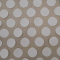 White Ovals Embroidered Tulle Fabric - Rex Fabrics