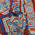 Red, White and Blue abstract Printed Fabric - Rex Fabrics