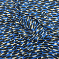 Nude, Black and Blue Abstract Printed Fabric - Rex Fabrics
