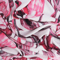 White Background with Multicolor Print  Fabric - Rex Fabrics