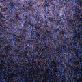 Fringes Textured Black And Blue Brocade Fabric - Rex Fabrics