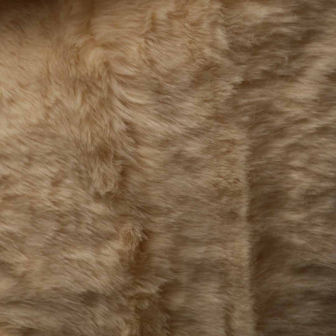 Beige Faux Fur Fabric - Rex Fabrics