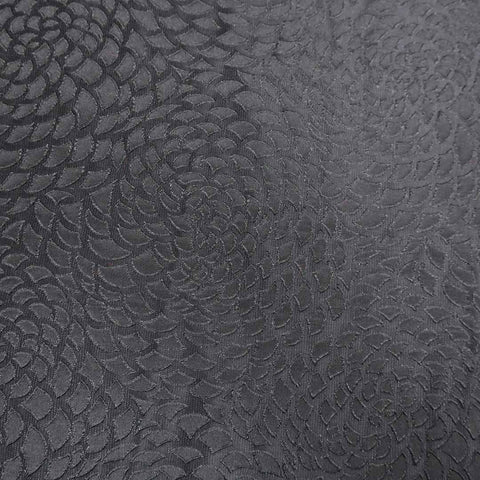 Abstract Textured Grey Brocade Fabric - Rex Fabrics
