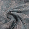 Silver Floral Corded Tweed - Rex Fabrics