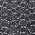 Black Floral Classic Chantilly French Alençon Lace - Rex Fabrics
