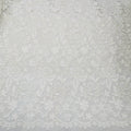 White Corded Chantilly Floral French Bridal Lace Dentelle de Calais - Rex Fabrics