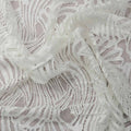 White Waves Chantilly French Alençon Lace - Rex Fabrics