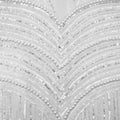 White French Jewel Embroidered Floral Abstract Tulle Fabric - Rex Fabrics
